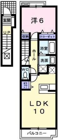 ラフレシールあぼしＢの物件間取画像